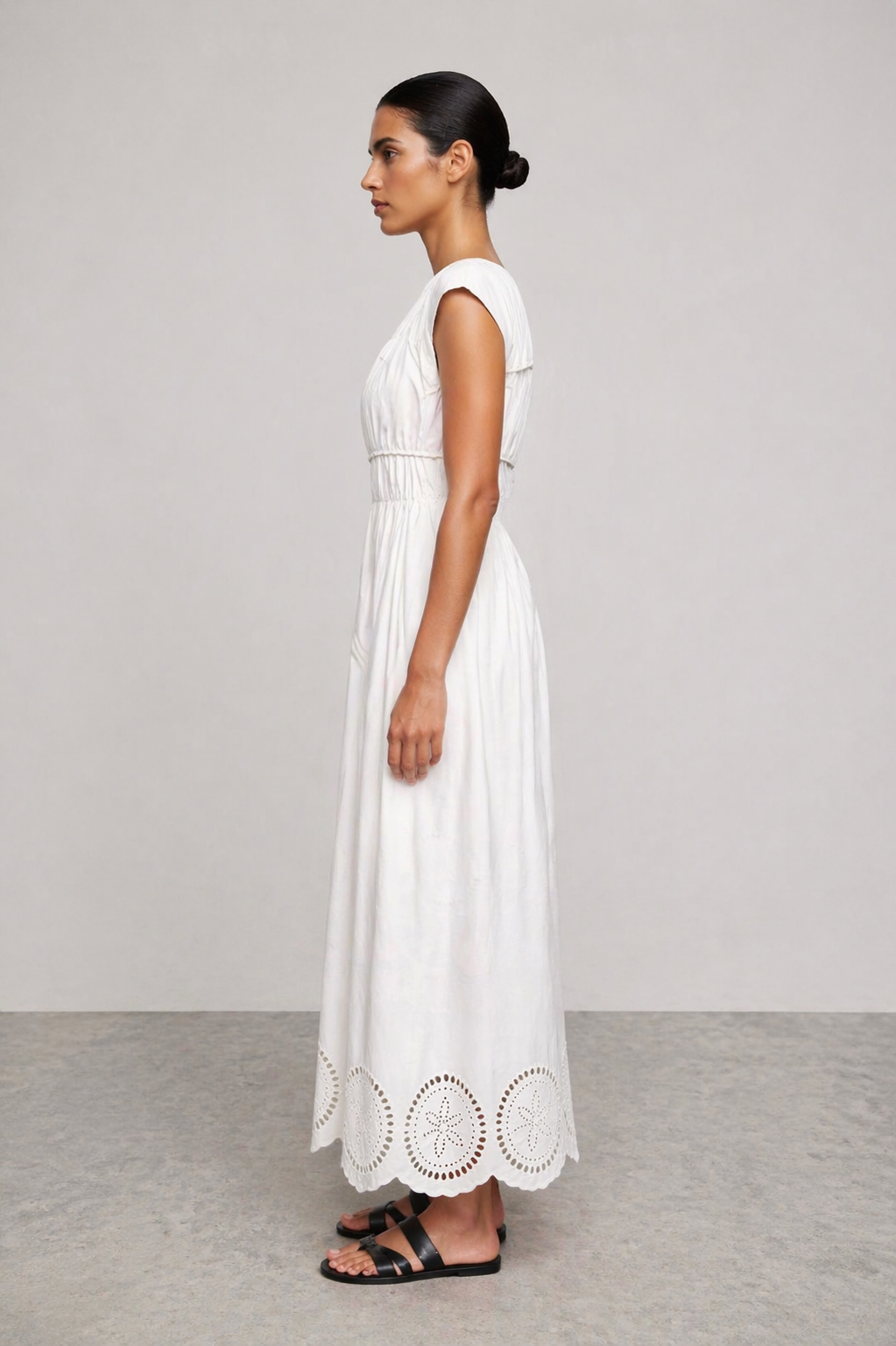 Ari Cotton Blend Maxi Dress
