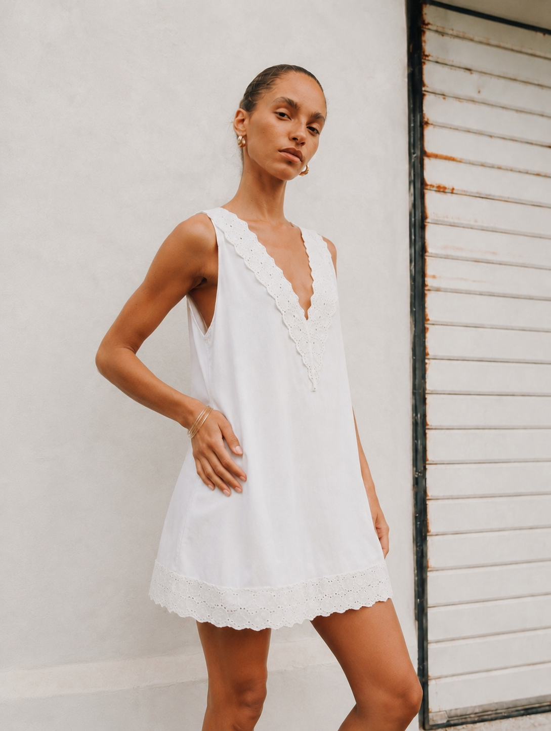 Eva Cotton Mini Dress