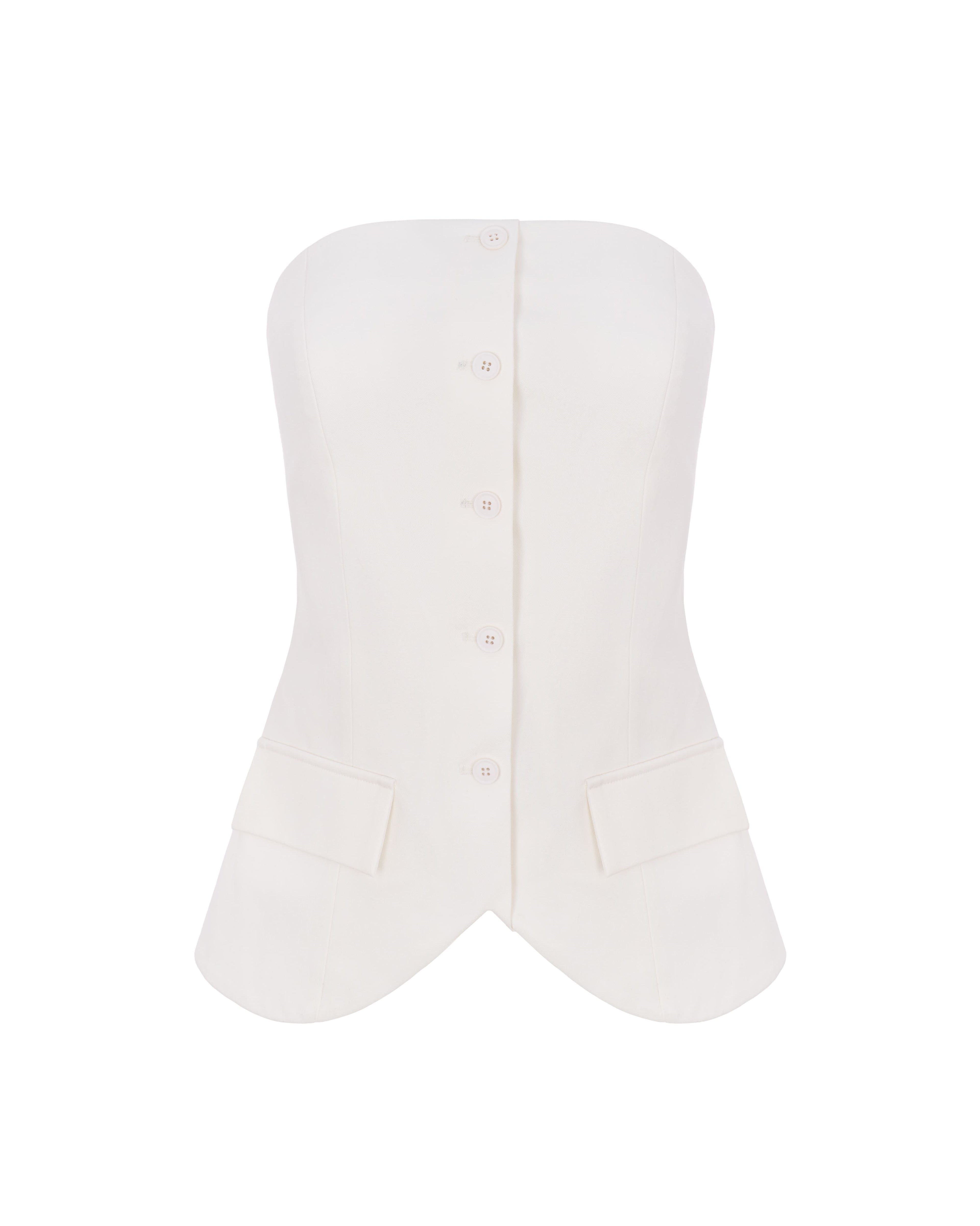 Strapless Bustier Vest 