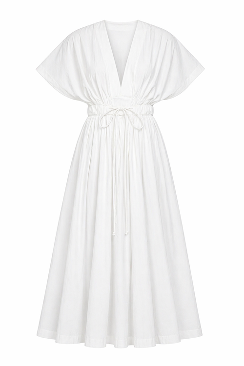 Anya Cotton Blend Maxi Dress