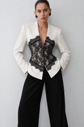 Bianka Tailored Lace Blazer