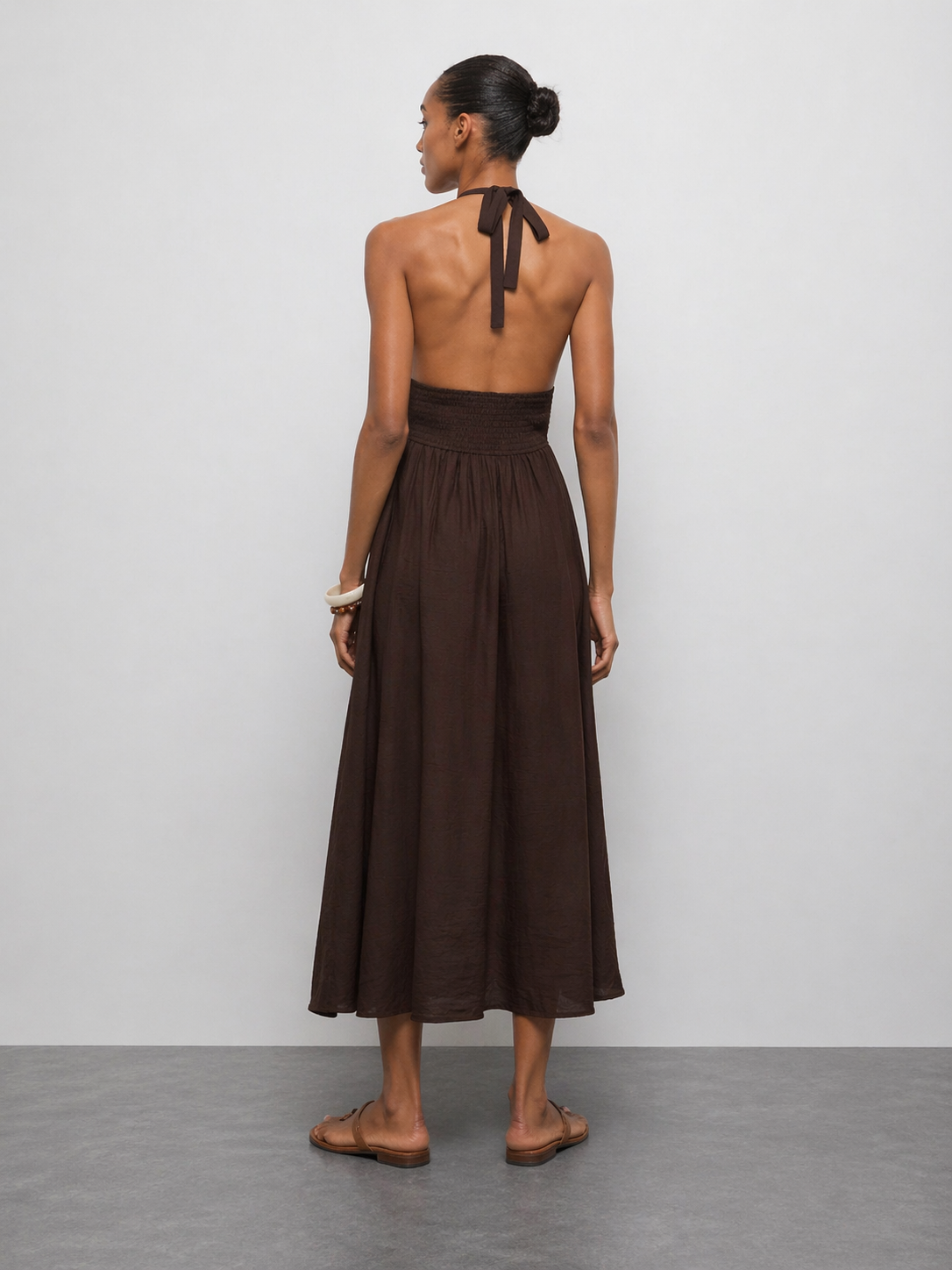Lea Halter Midi Dress
