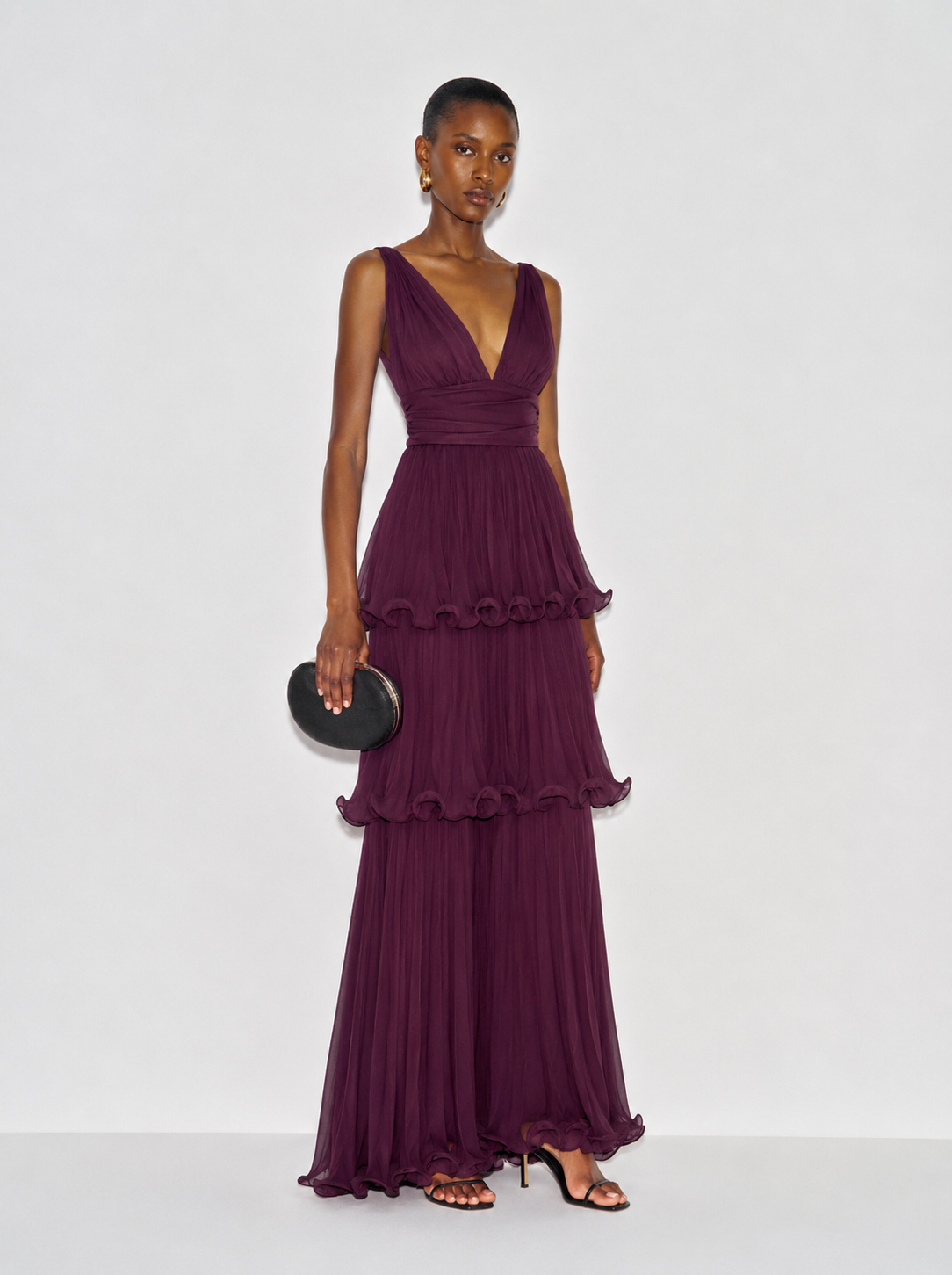 Evelyn Chiffon Maxi Dress