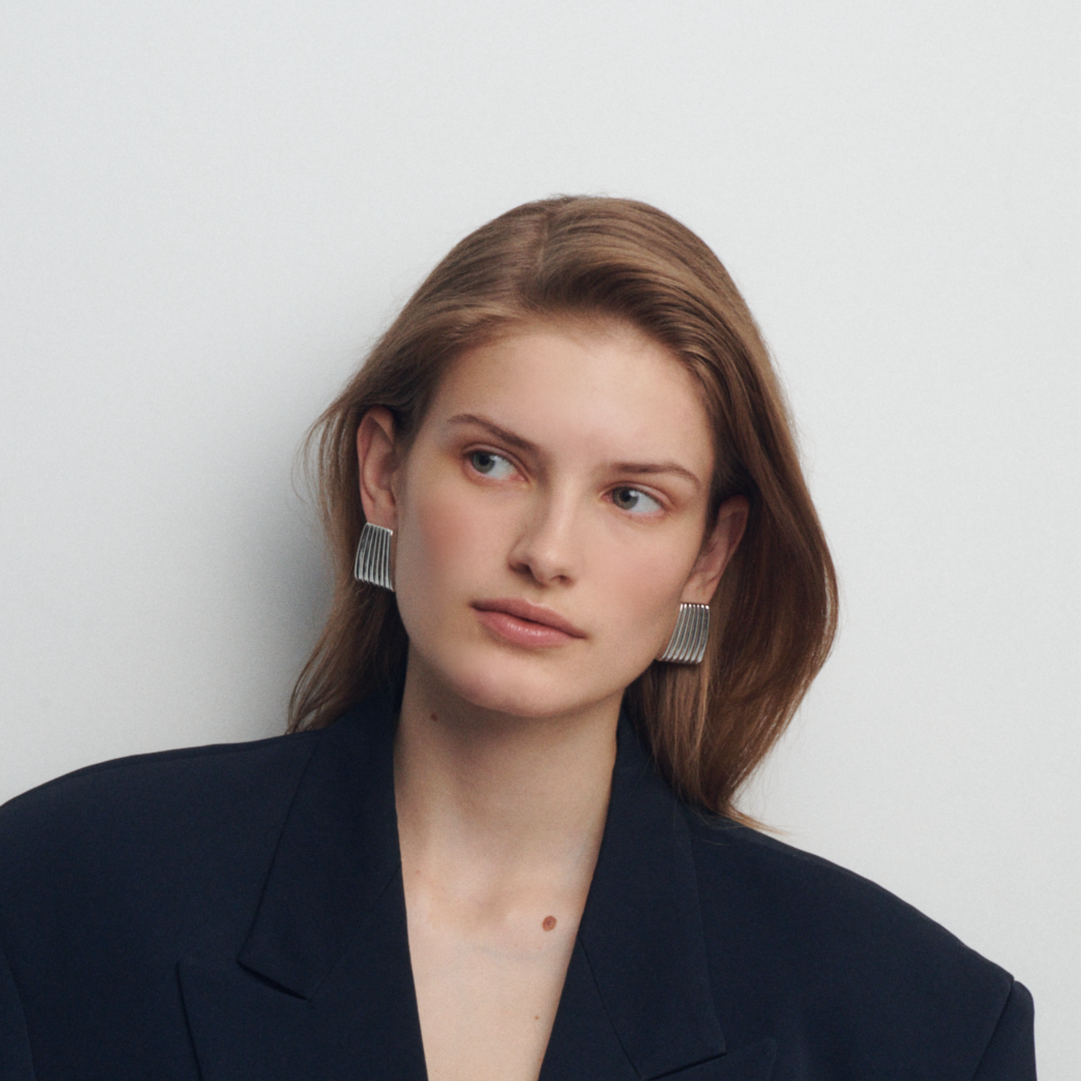 RIBBED MAXI EARRINGS