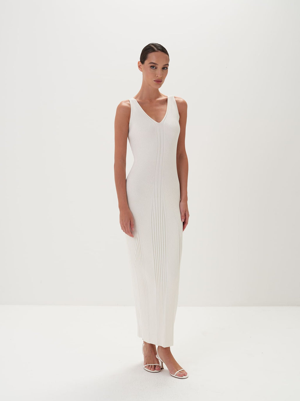 Liana Maxi Dress & Jacket Set in Viscose Knit