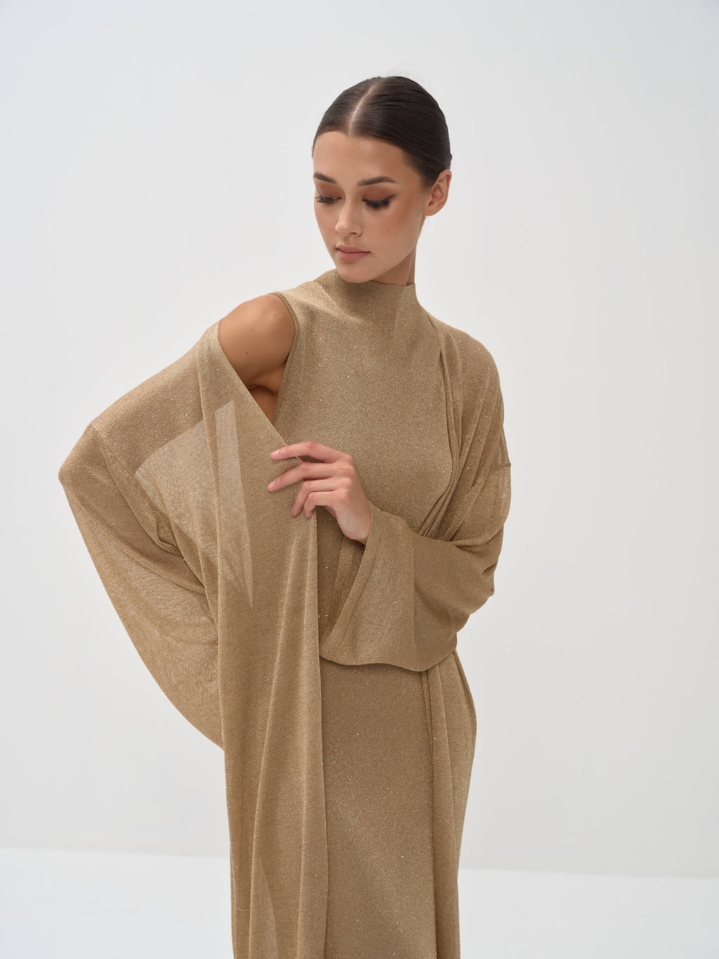 Sevin Dress Set in Viscose knit with Lurex