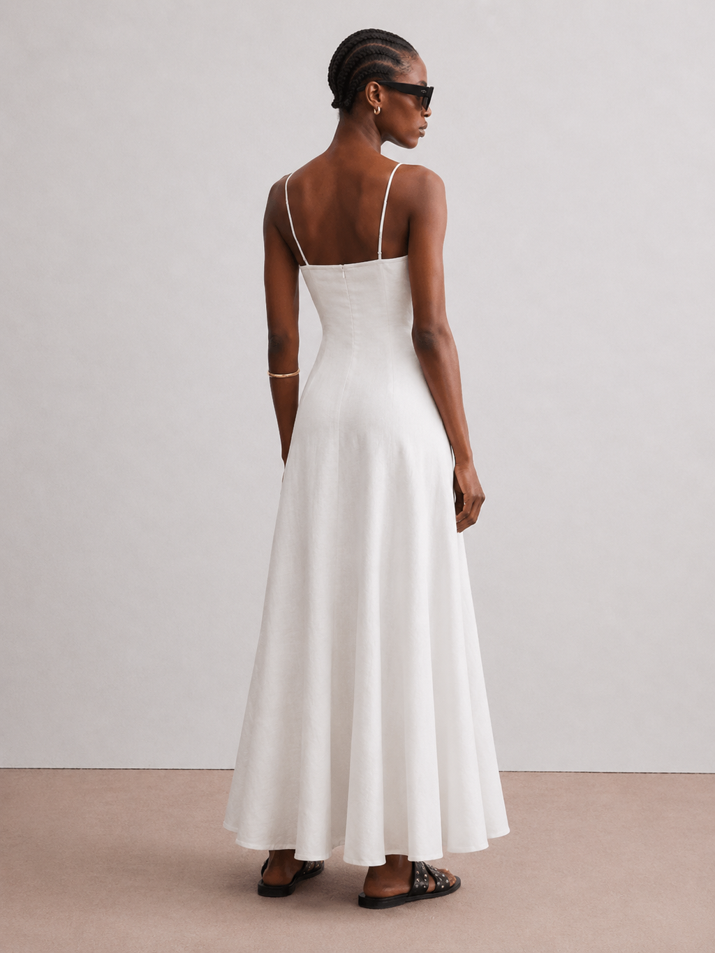 Isla Linen Blend Maxi Dress