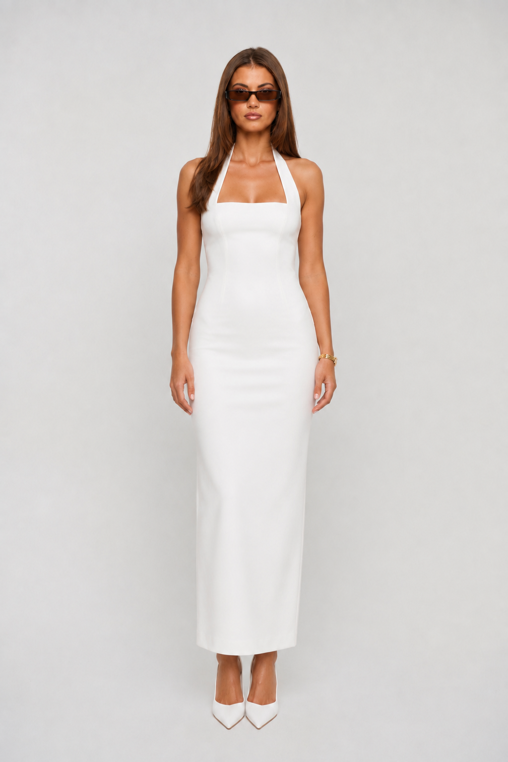 Amélie Halter Midi Dress