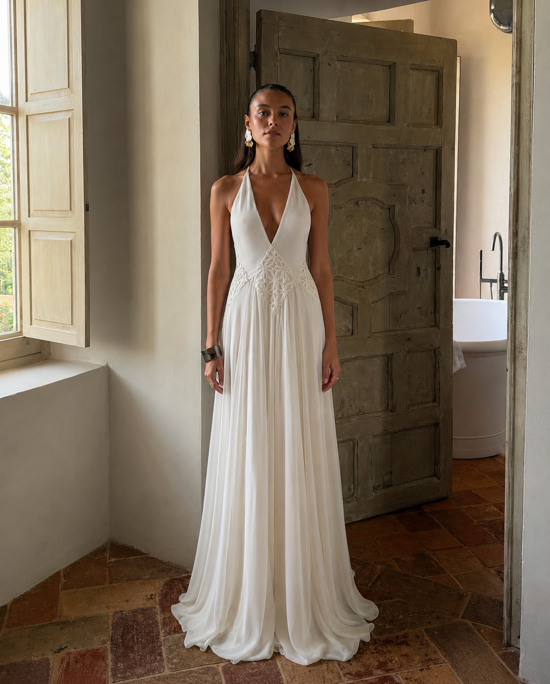 Olivia Backless Maxi Dress