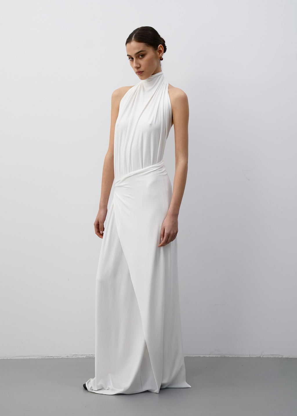 Gaia Dress in white