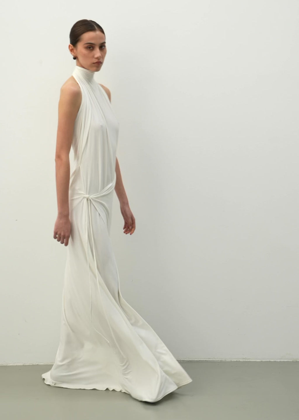 Gaia Dress in white