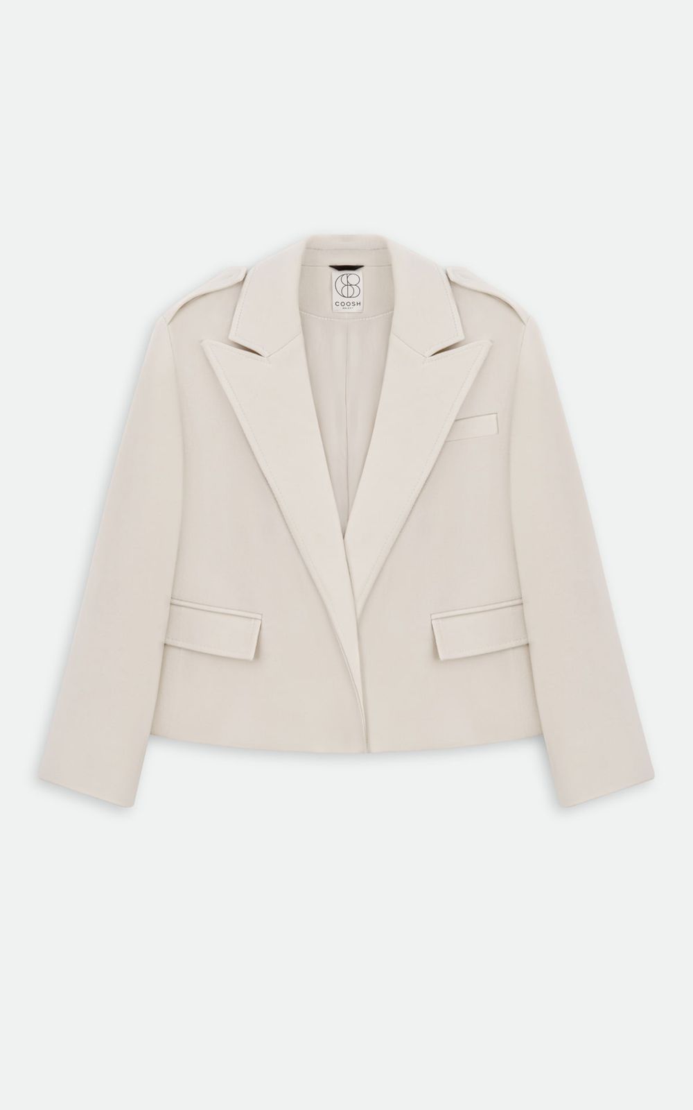 ARISS Cropped Woolen Coat