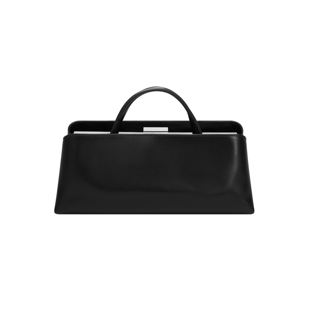 Silver Noir Éclair Premium Calf Leather Bag