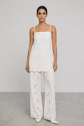 Beatrice Embroidered Lace Camisole & Pants Set