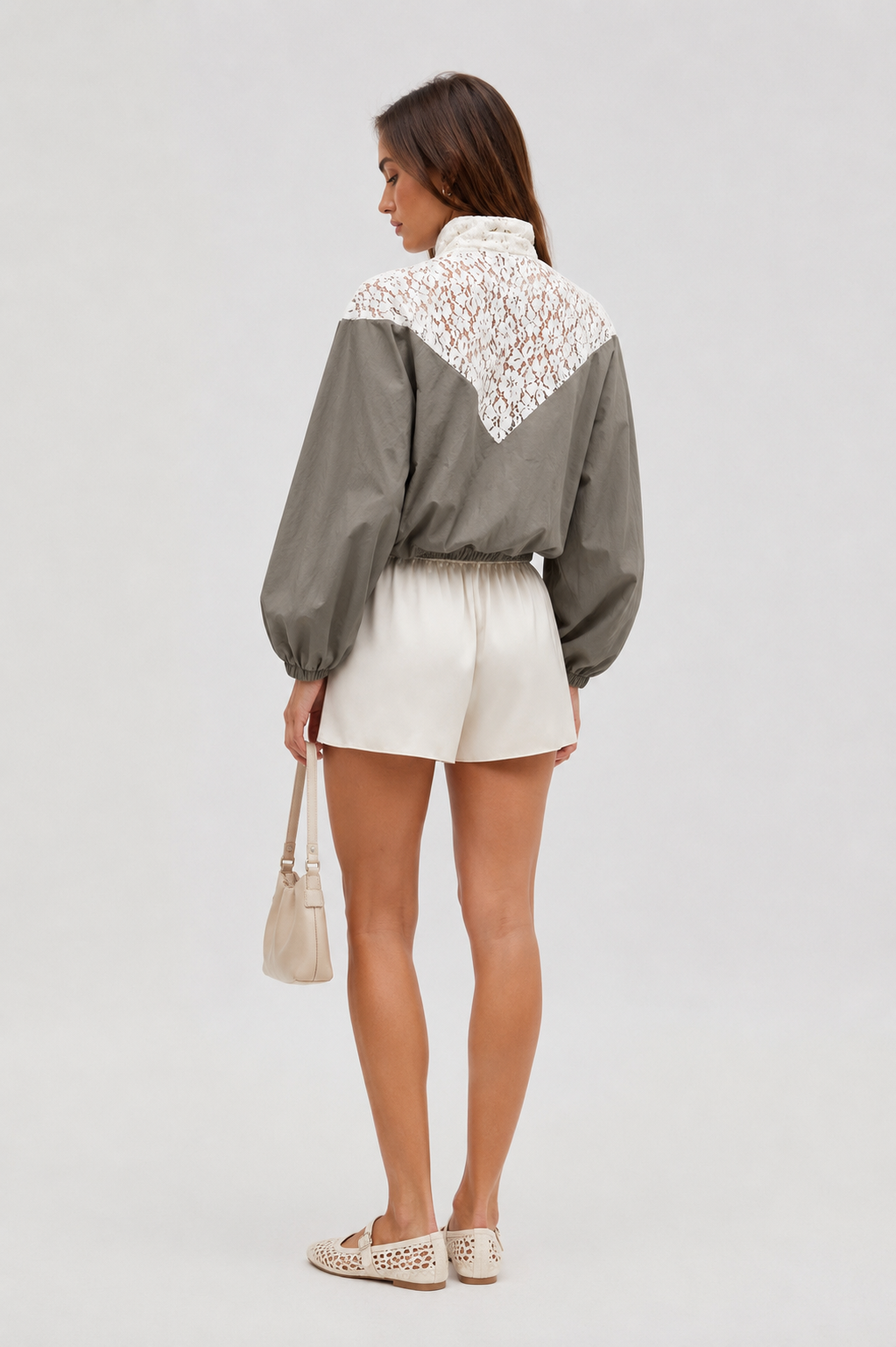 Misha Lace Panel Track Jacket