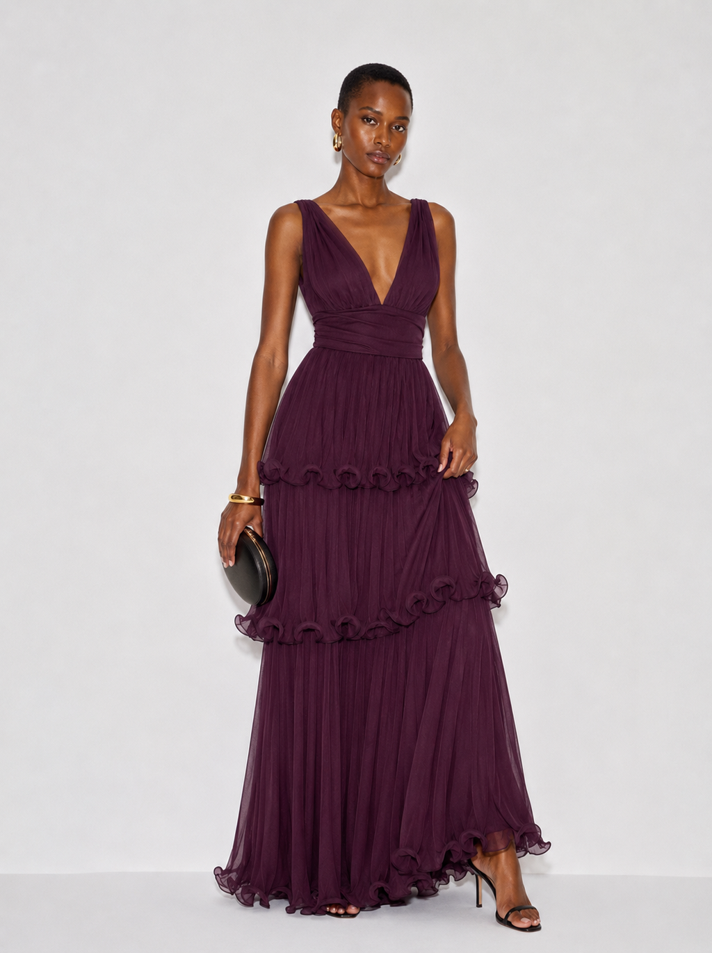 Evelyn Chiffon Maxi Dress