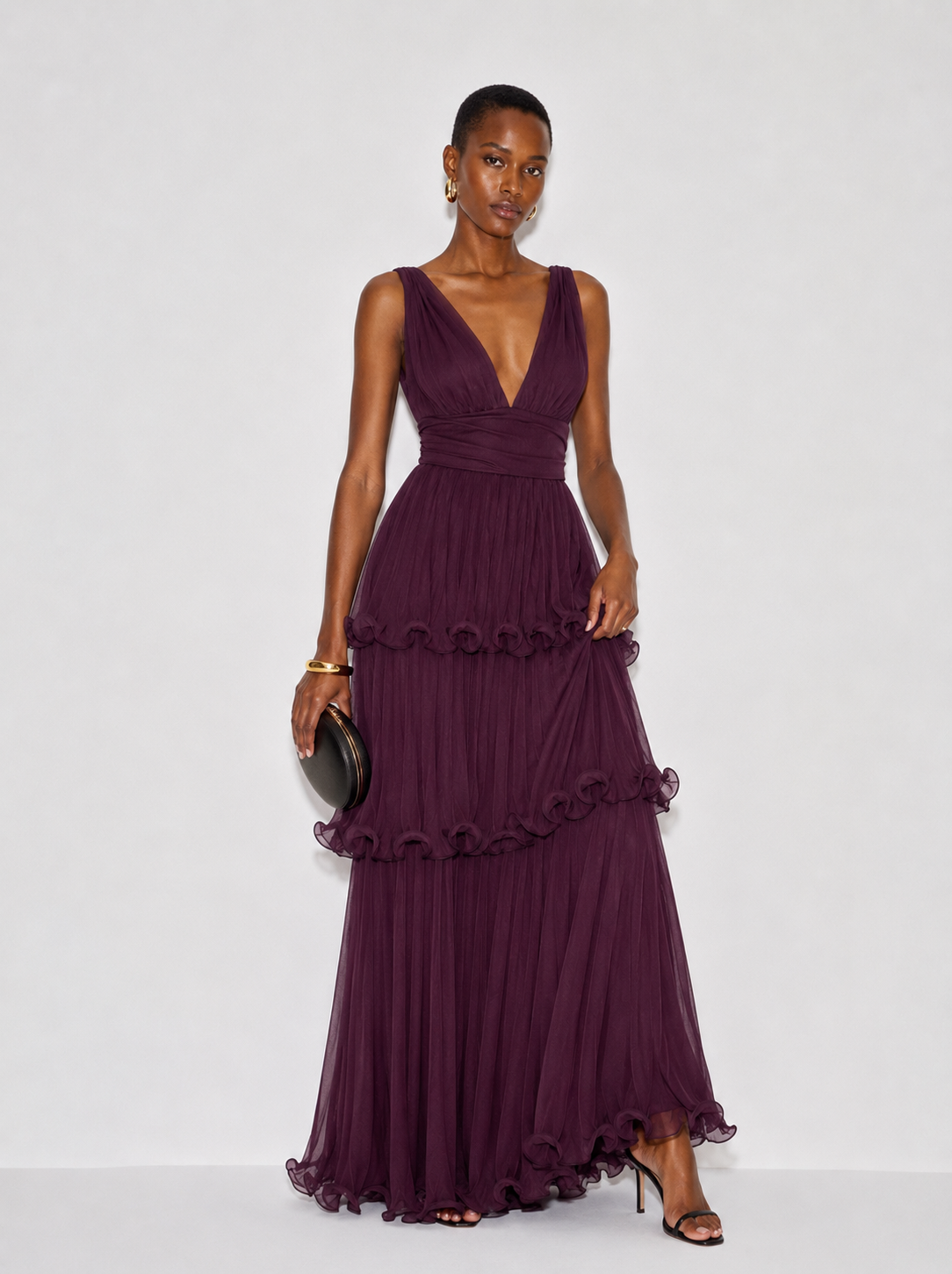 Evelyn Chiffon Maxi Dress