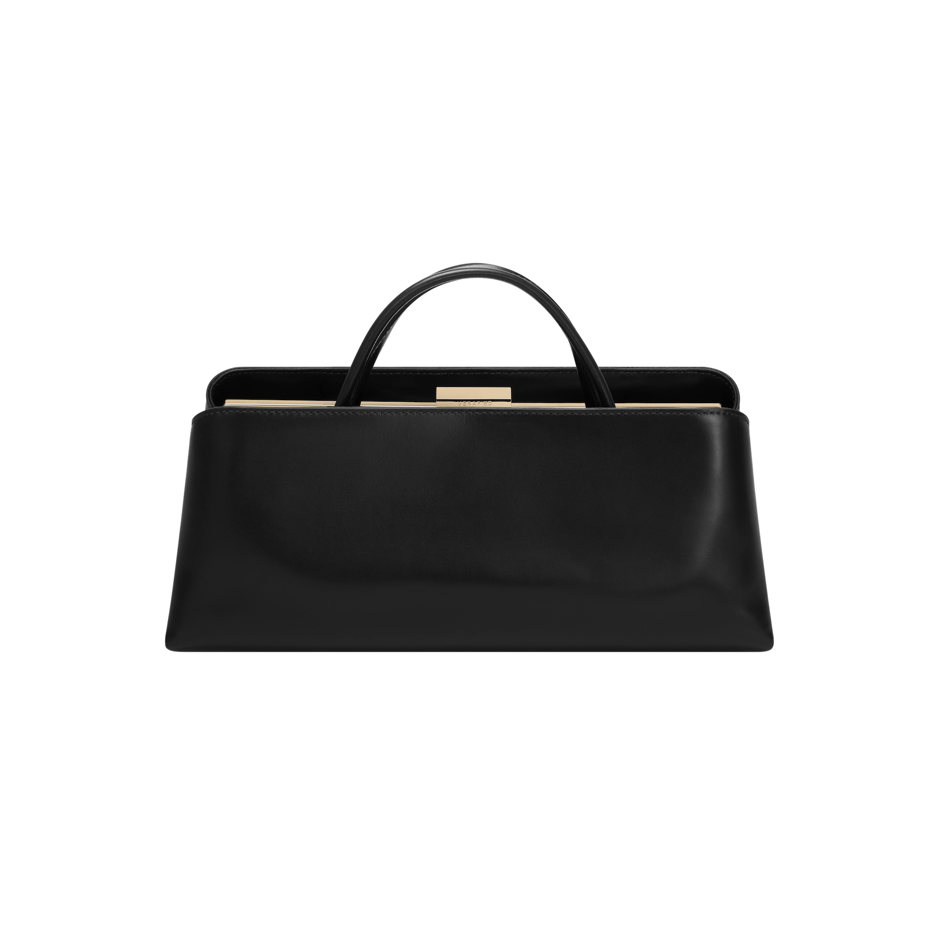 Gold Noir Éclair Premium Calf Leather Bag