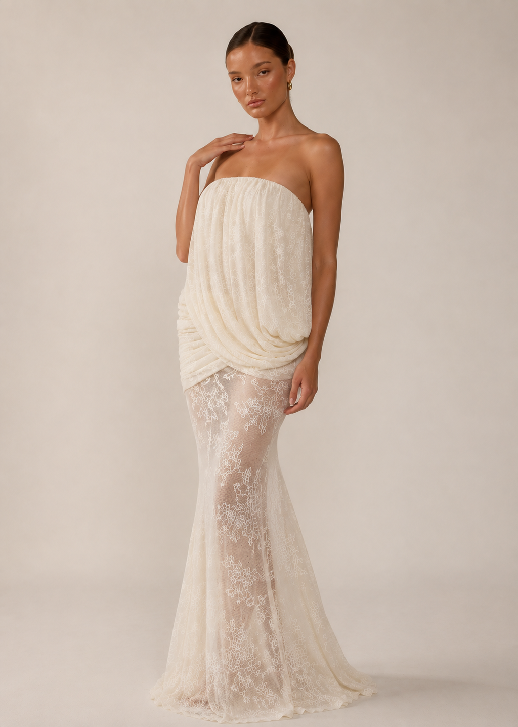 Sienna Lace Maxi Dress