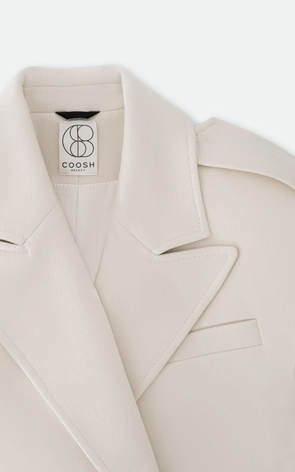 ARISS Cropped Woolen Coat