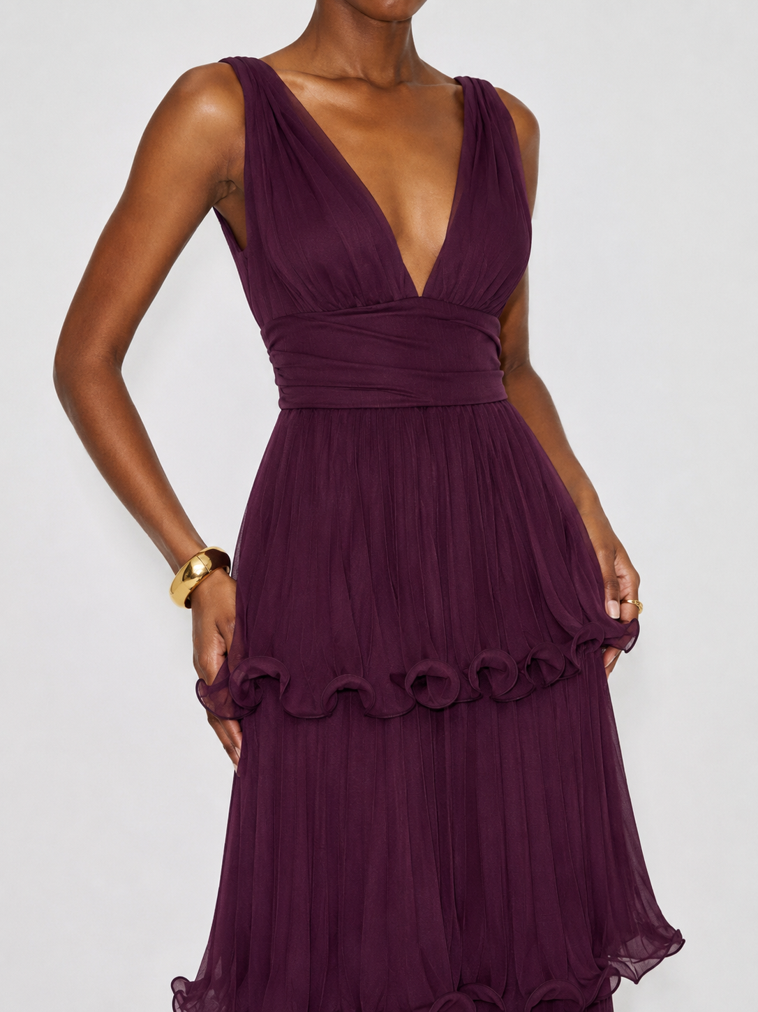Evelyn Chiffon Maxi Dress