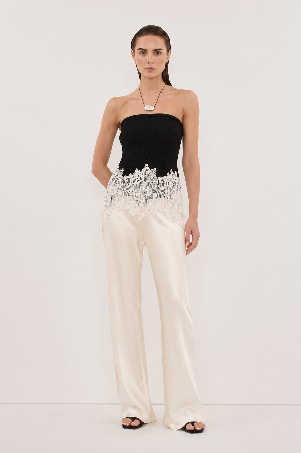 Madeleine Lace Tube Top