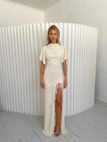 Anaya Lace Maxi Dress - Apricot