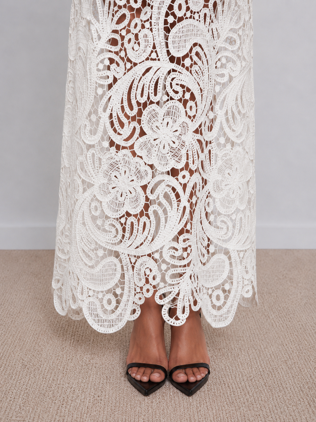 Camellia Lace Maxi Dress