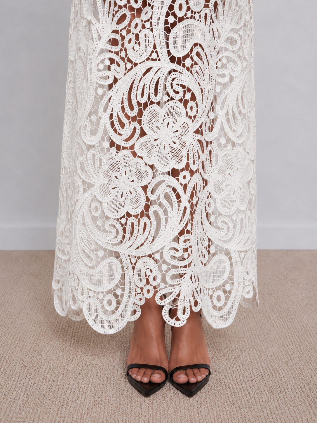 Camellia Lace Maxi Dress