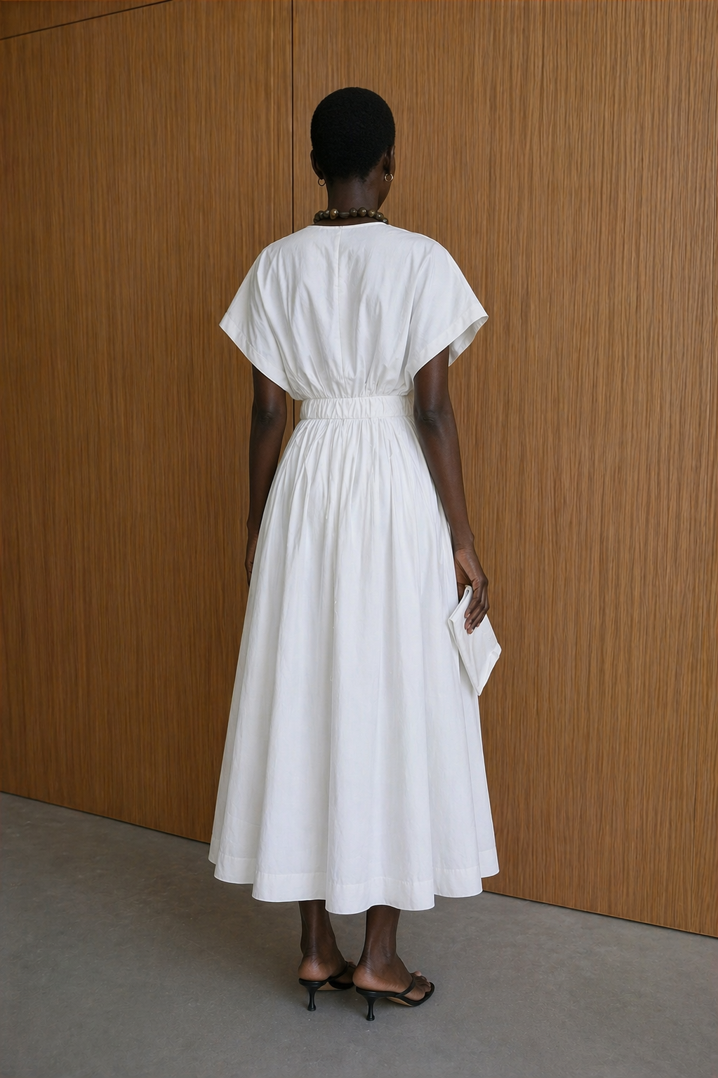 Anya Cotton Blend Maxi Dress