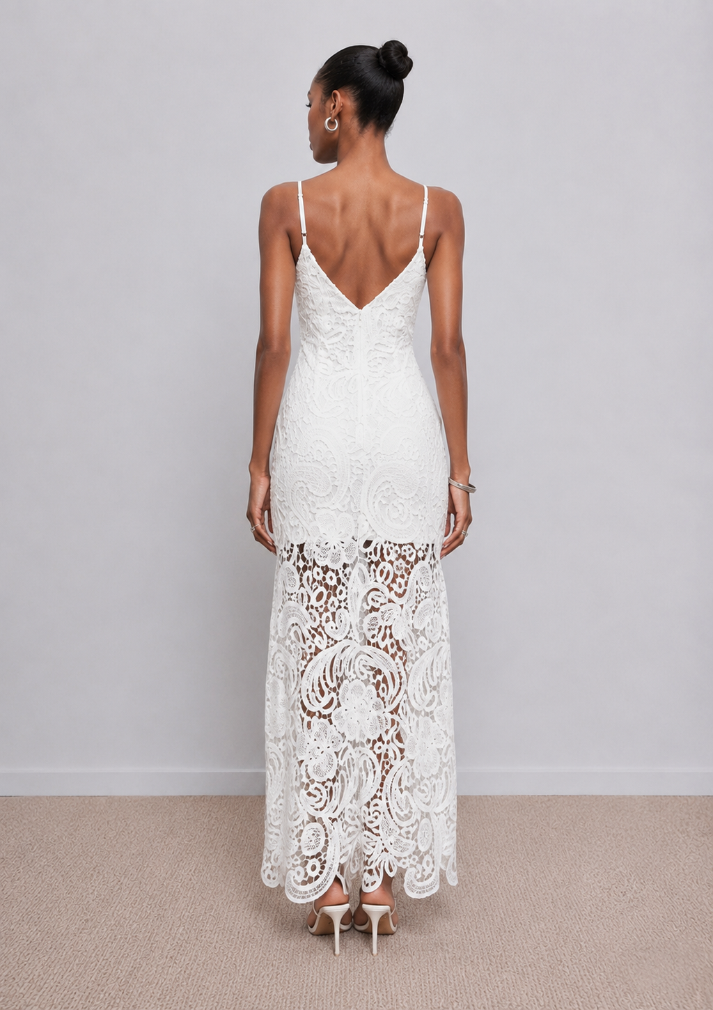 Camellia Lace Maxi Dress