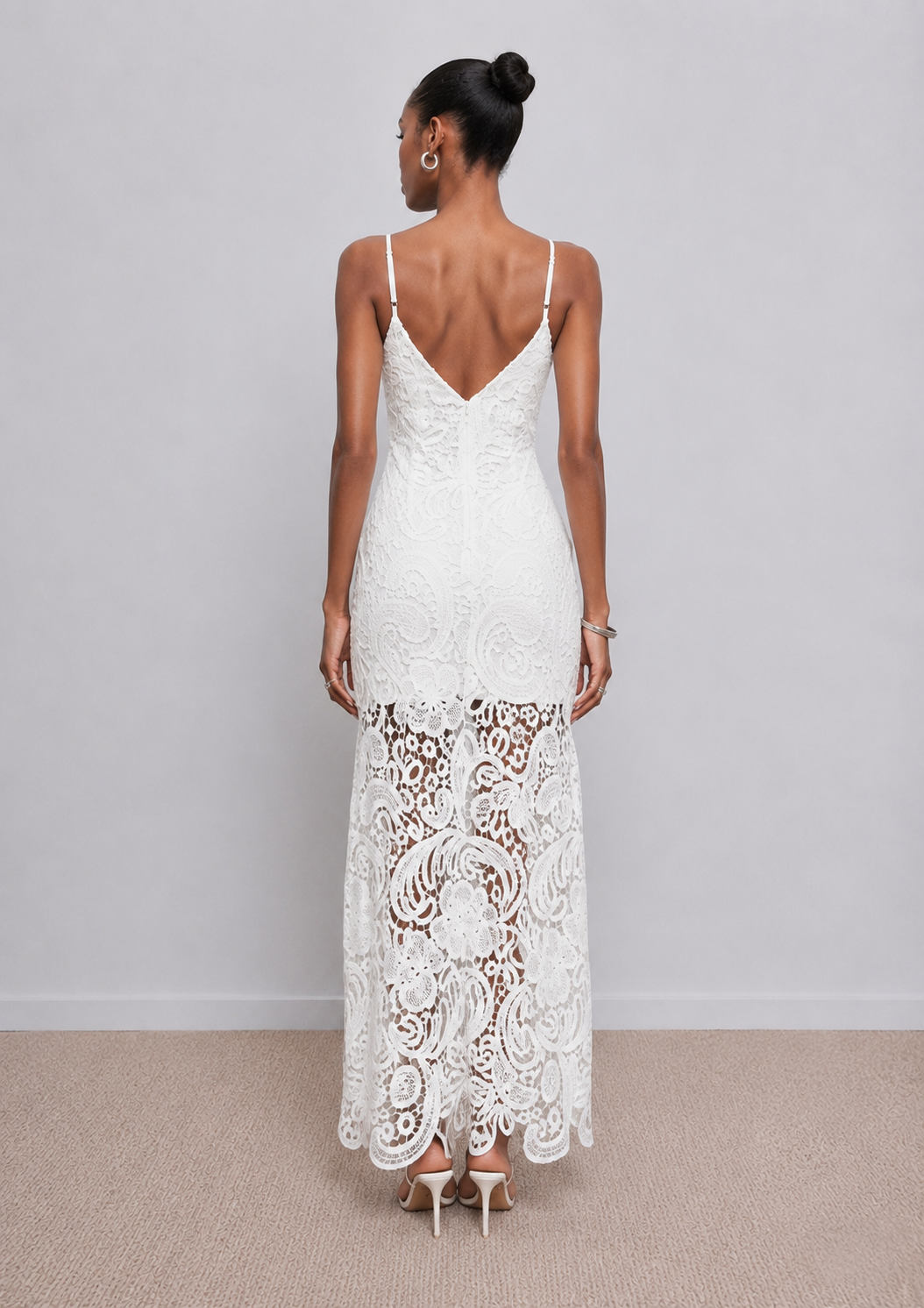 Camellia Lace Maxi Dress