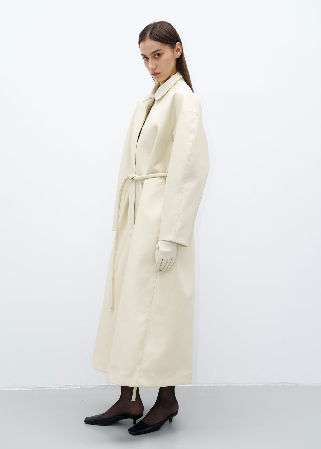 Oversized Coat in Butter Yellow