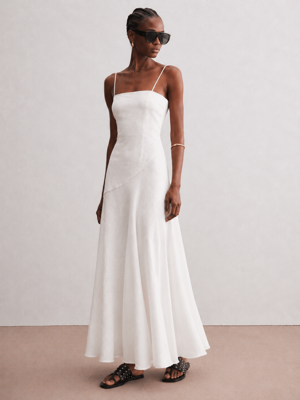 Isla Linen Blend Maxi Dress