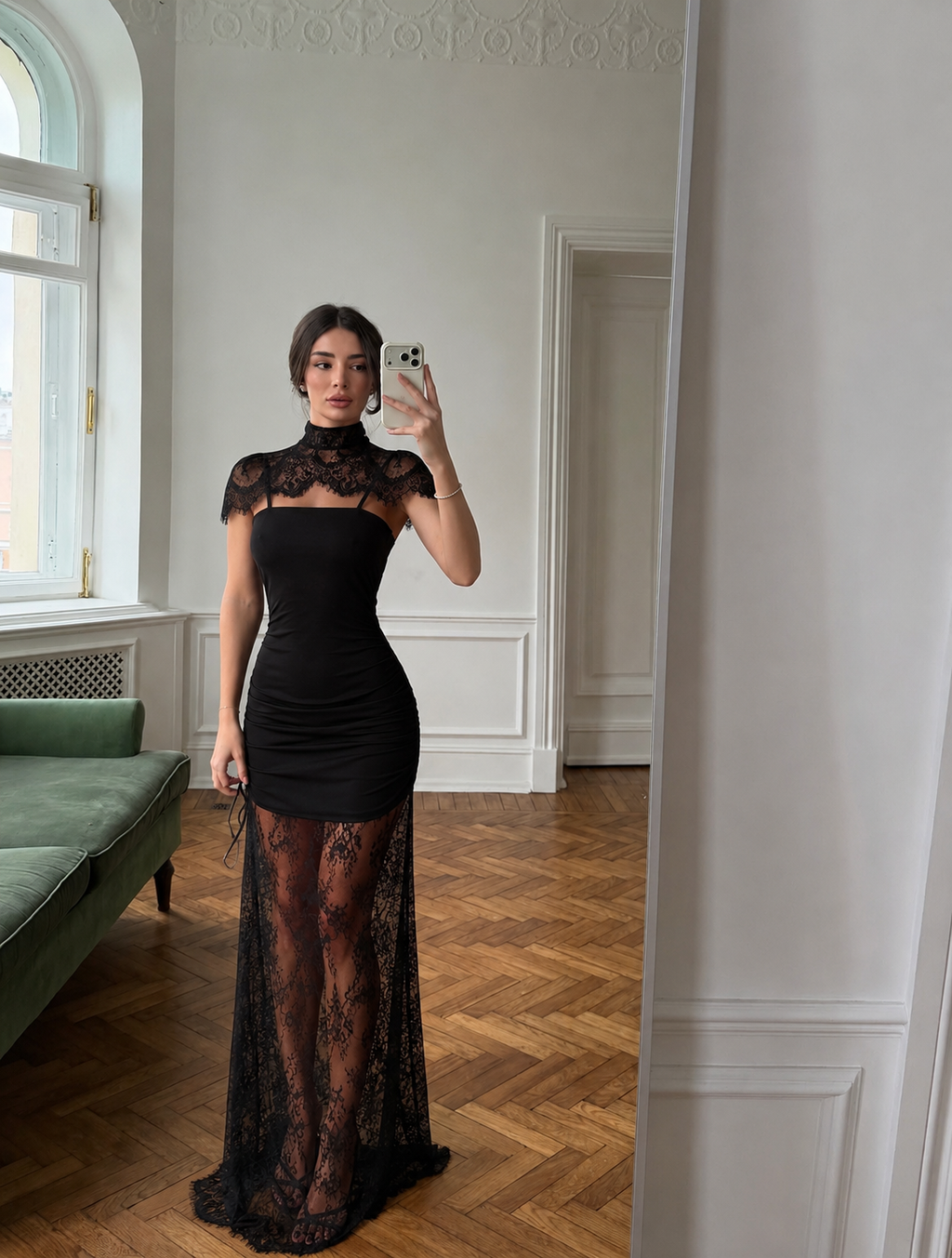 Valencia Lace Maxi Dress