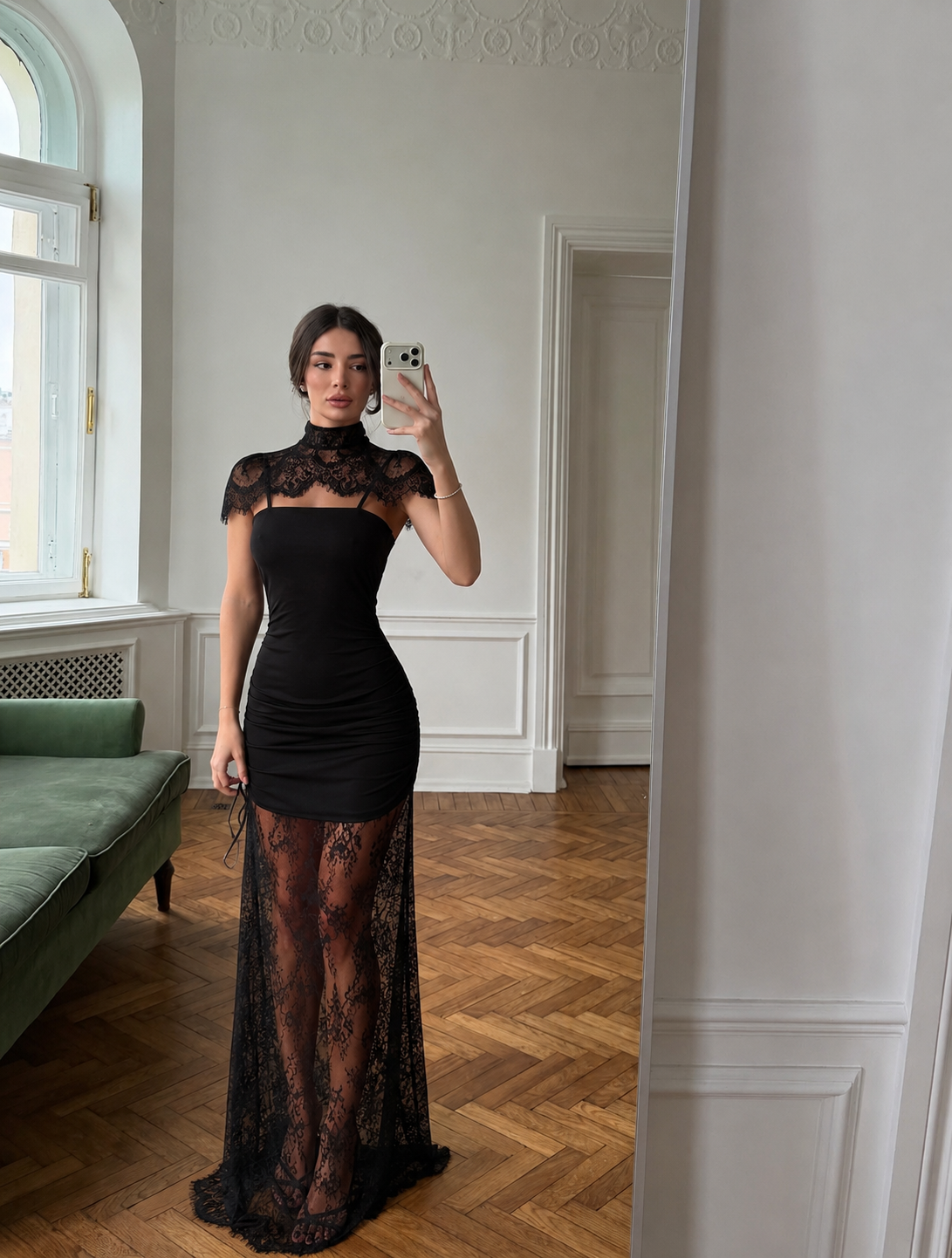 Valencia Lace Maxi Dress