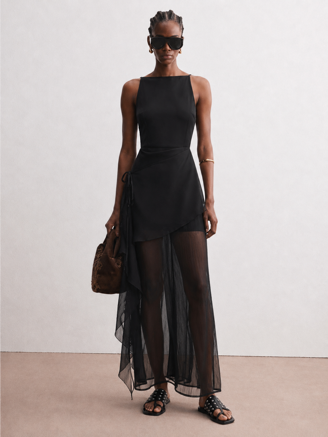 Sammi Sheer Midi Dress