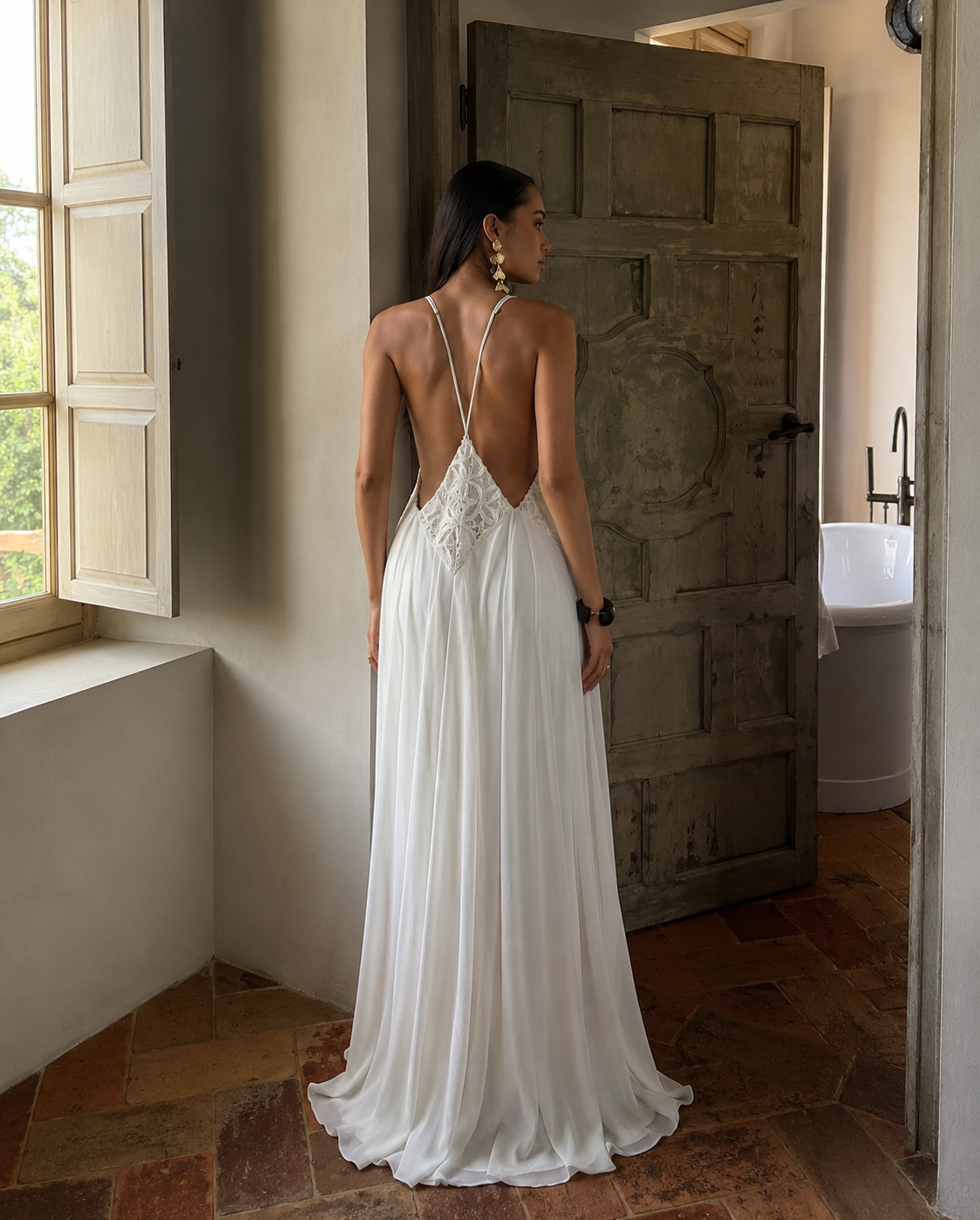 Olivia Backless Maxi Dress