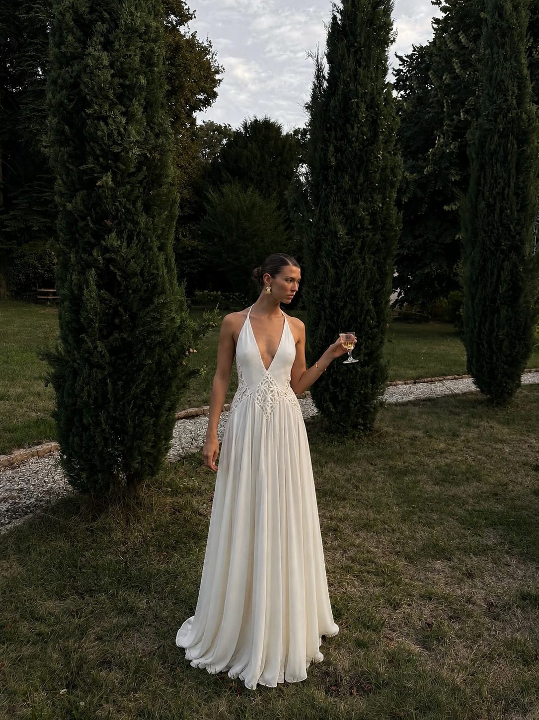 Olivia Backless Maxi Dress