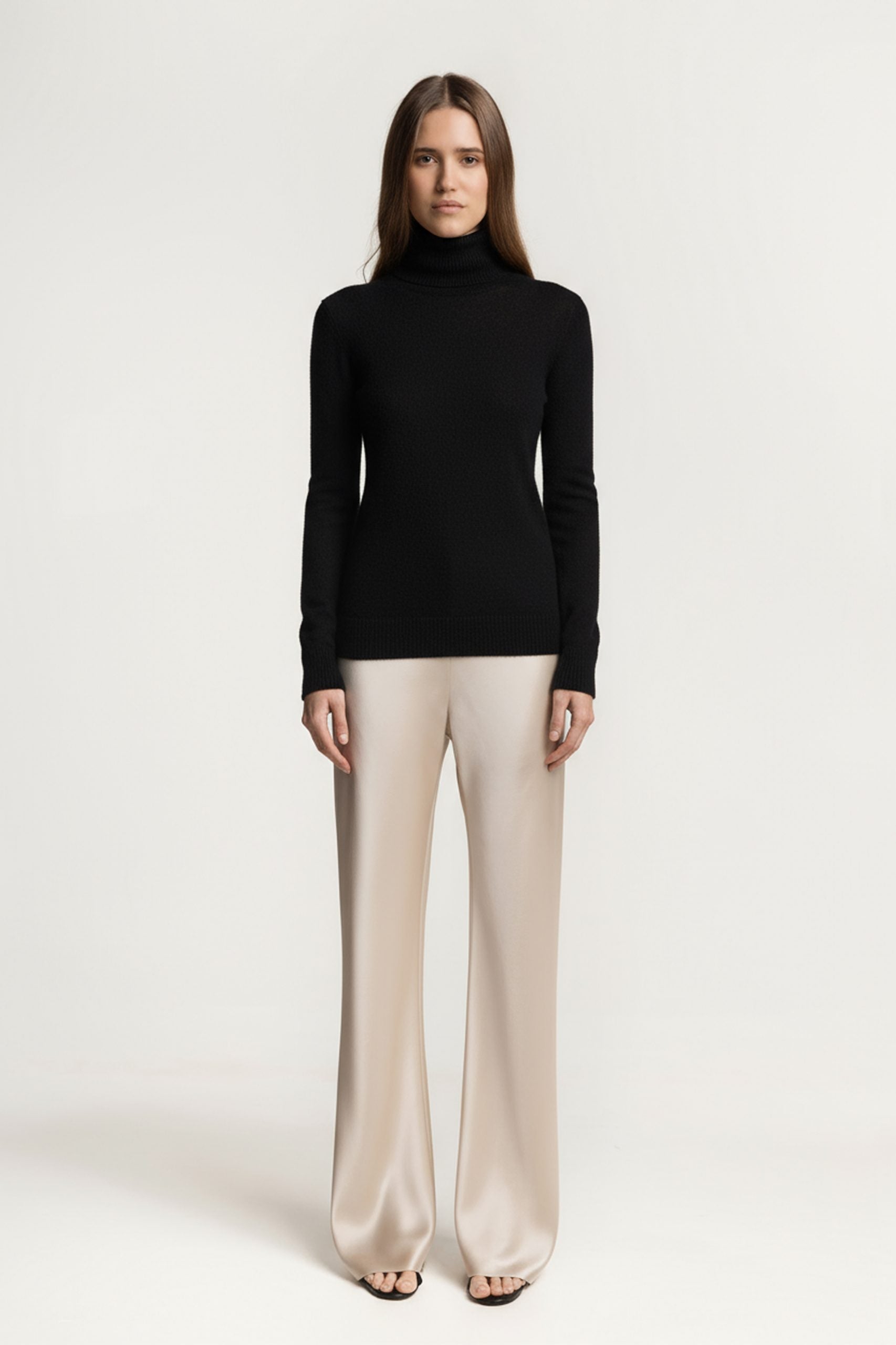 Riviera silk bias pants