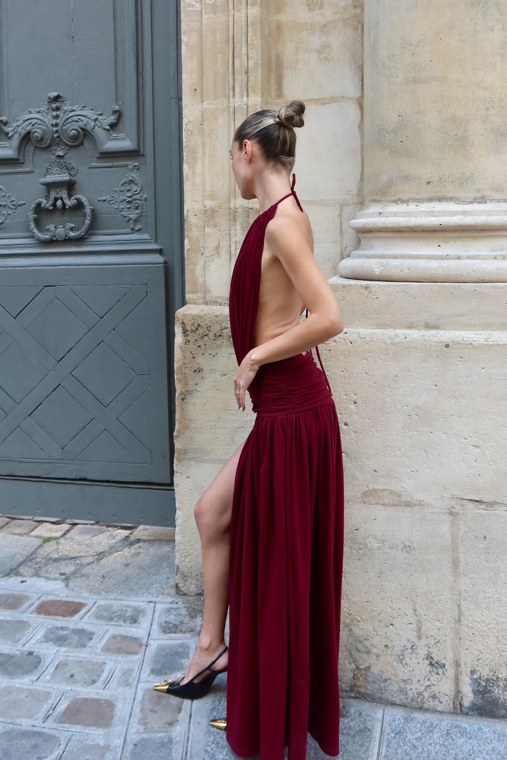 Naked Bordo Dress