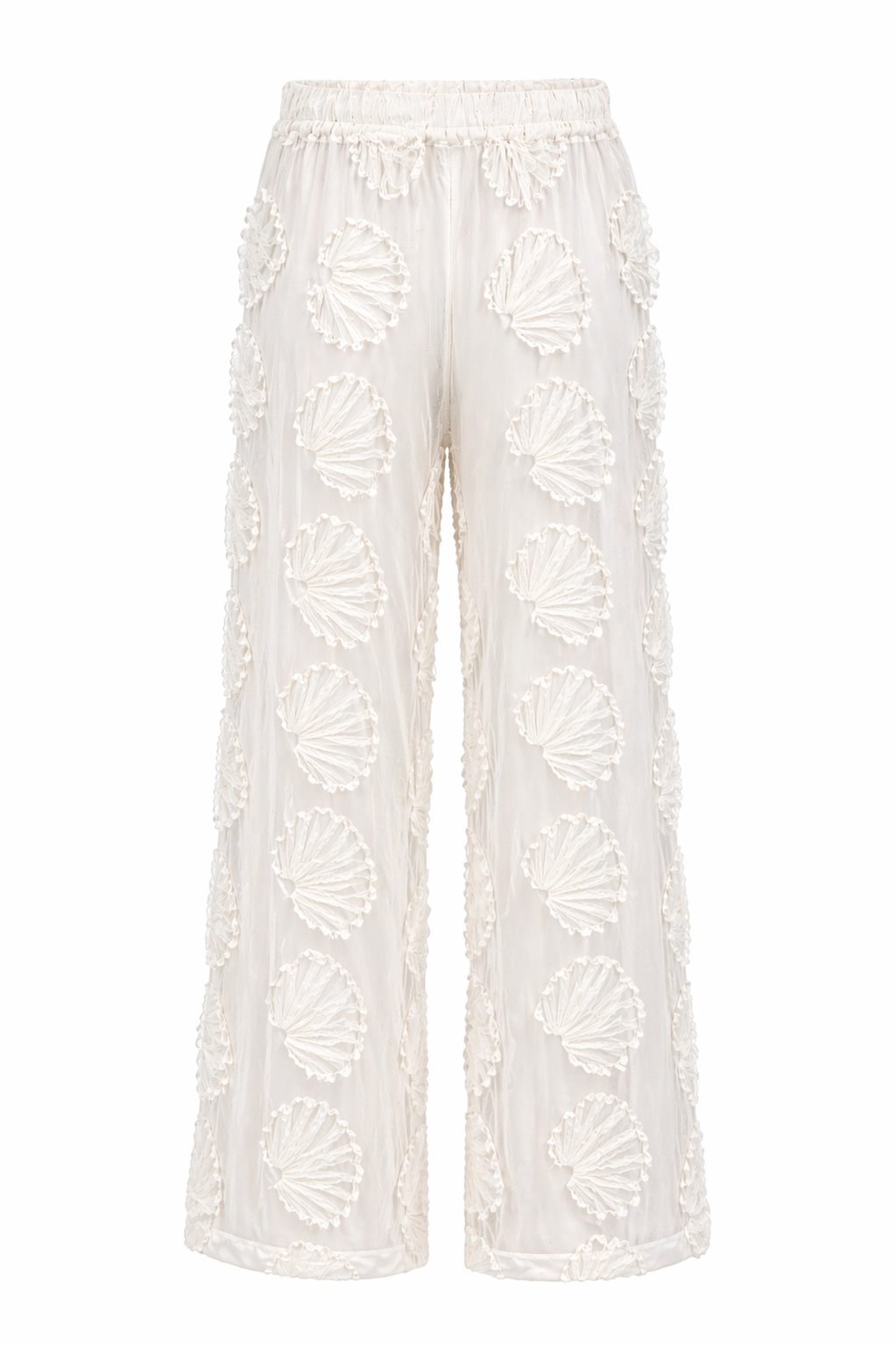 Sheer Floral Pants