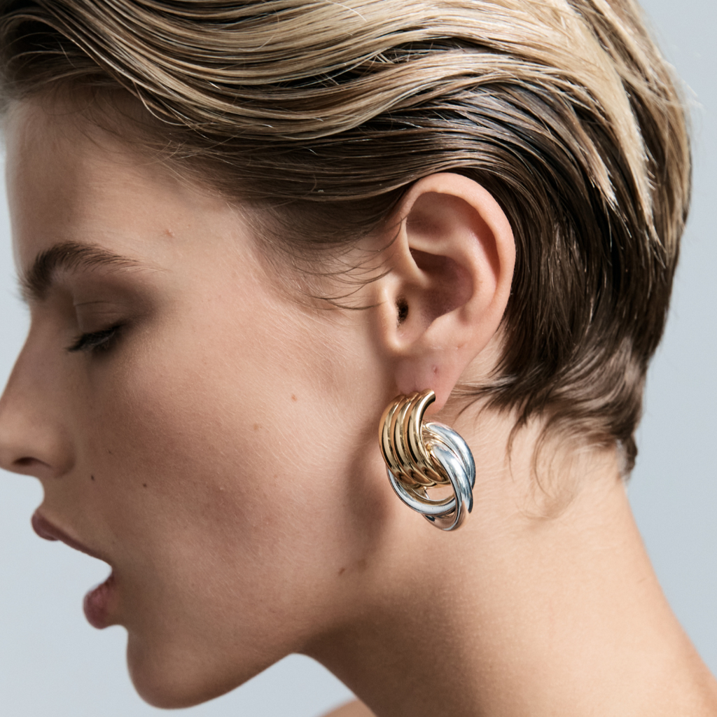 DOUBLE KNOT EARRINGS