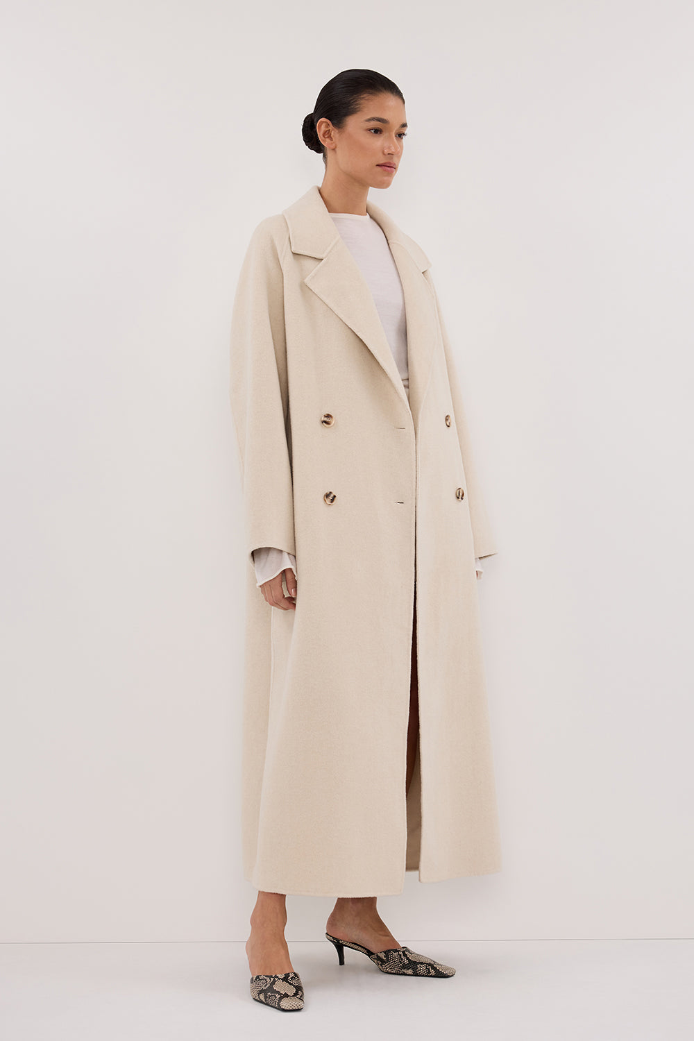 YORK BONE OVERSIZED WOOL COAT