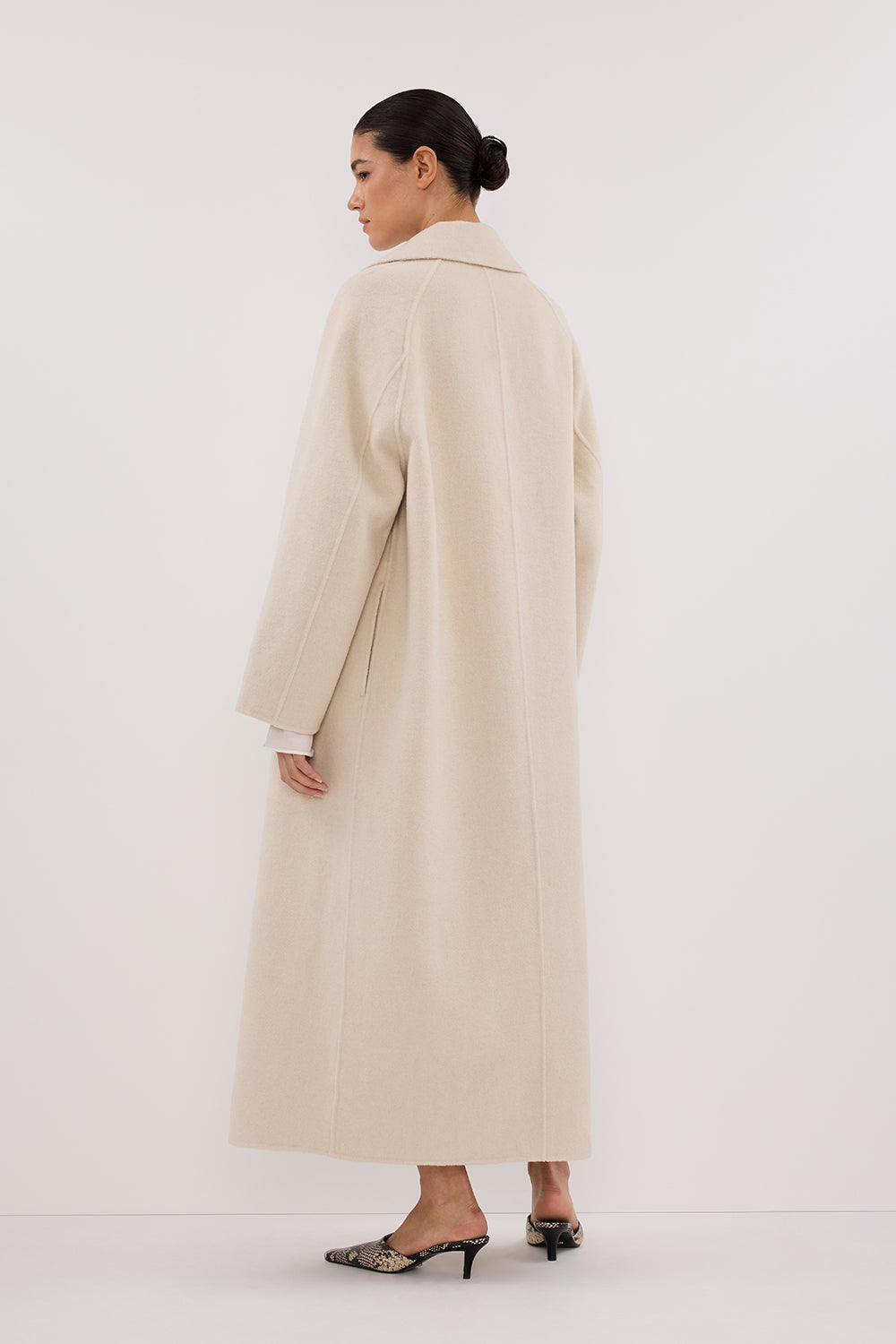 YORK BONE OVERSIZED WOOL COAT