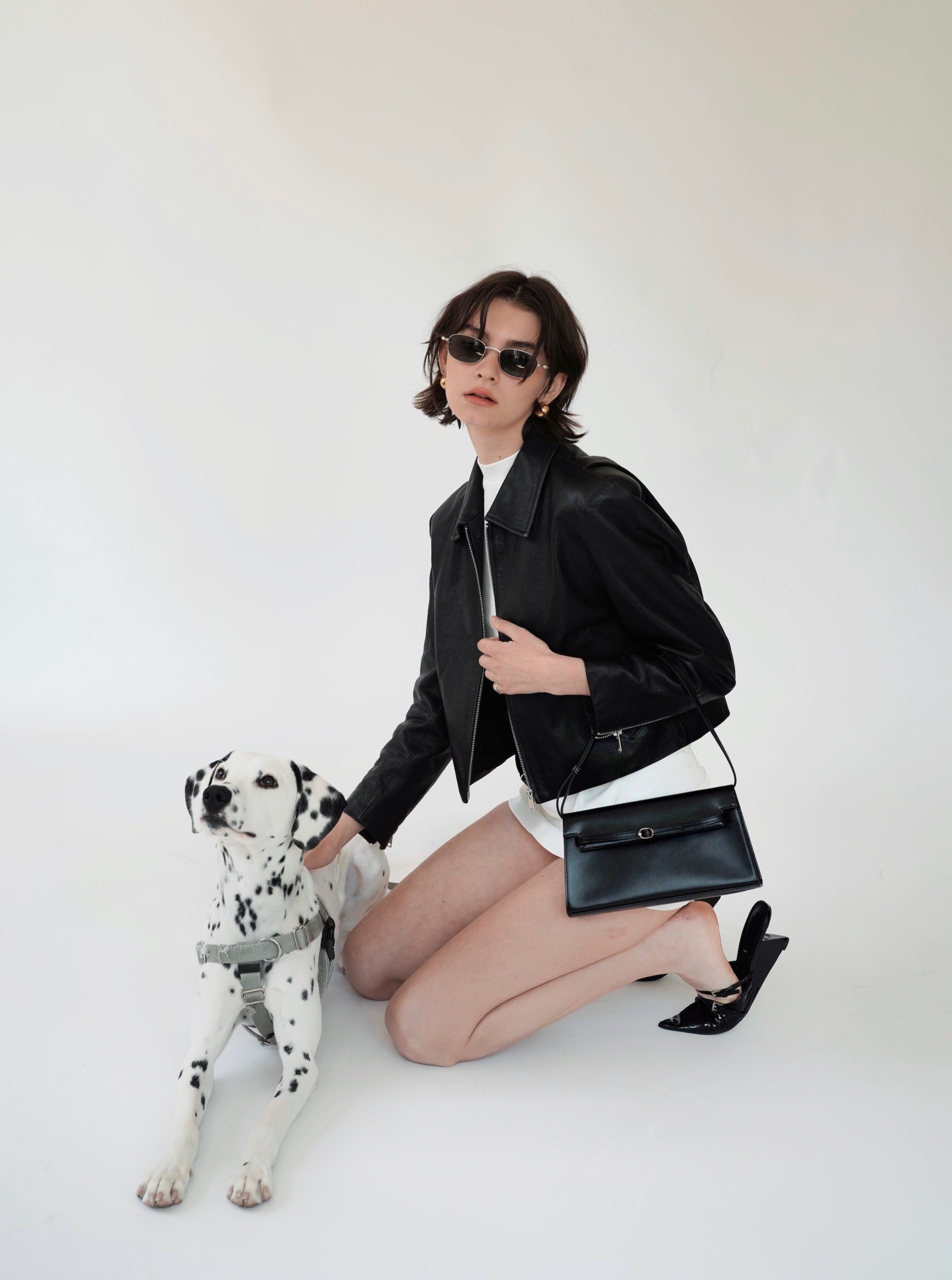 Noir Allure Shoulder Bag