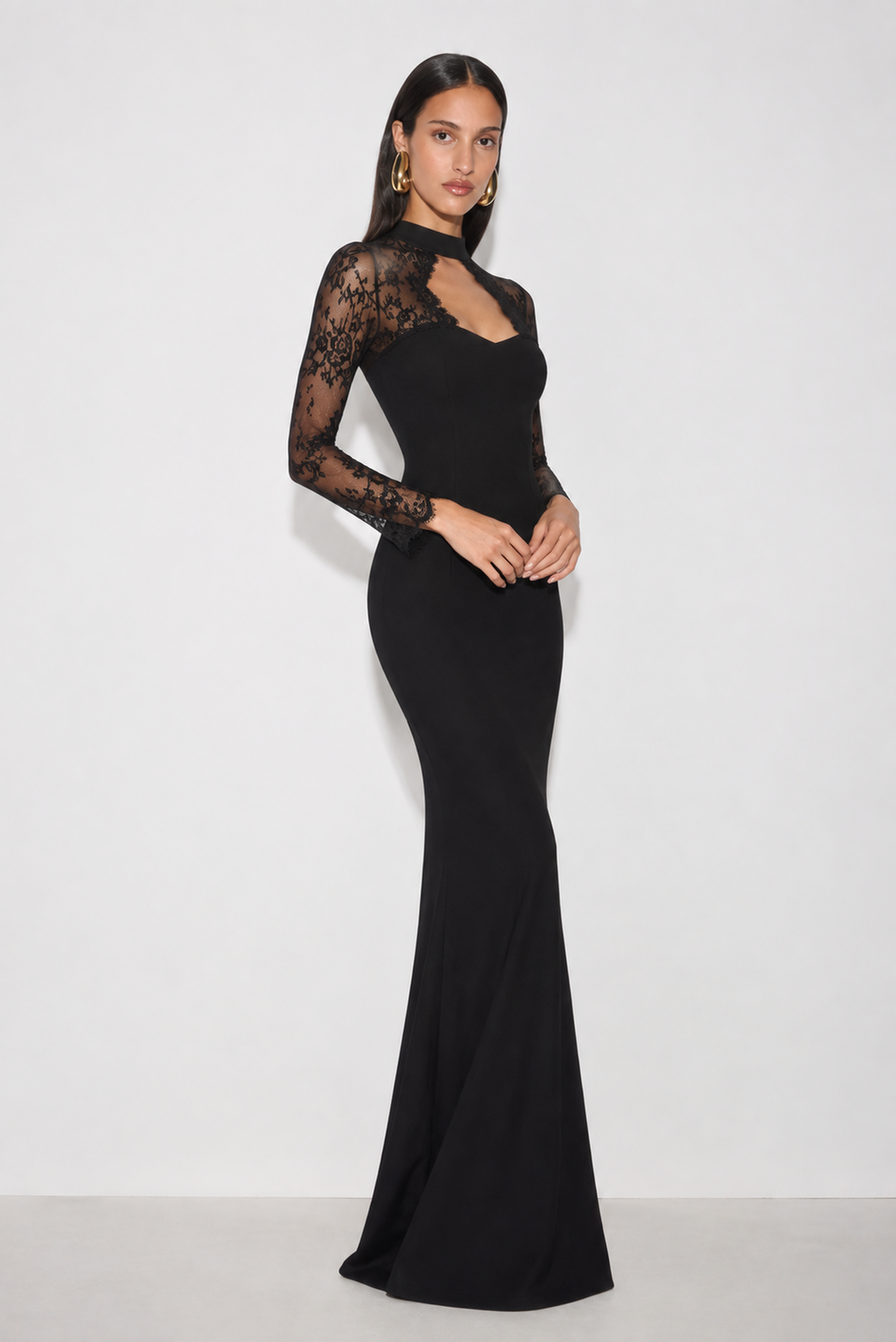 Sabina Lace Maxi Dress