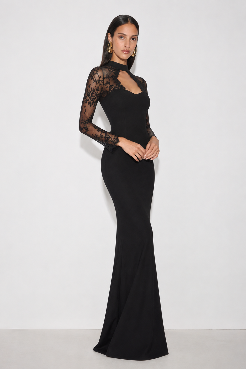 Sabina Lace Maxi Dress