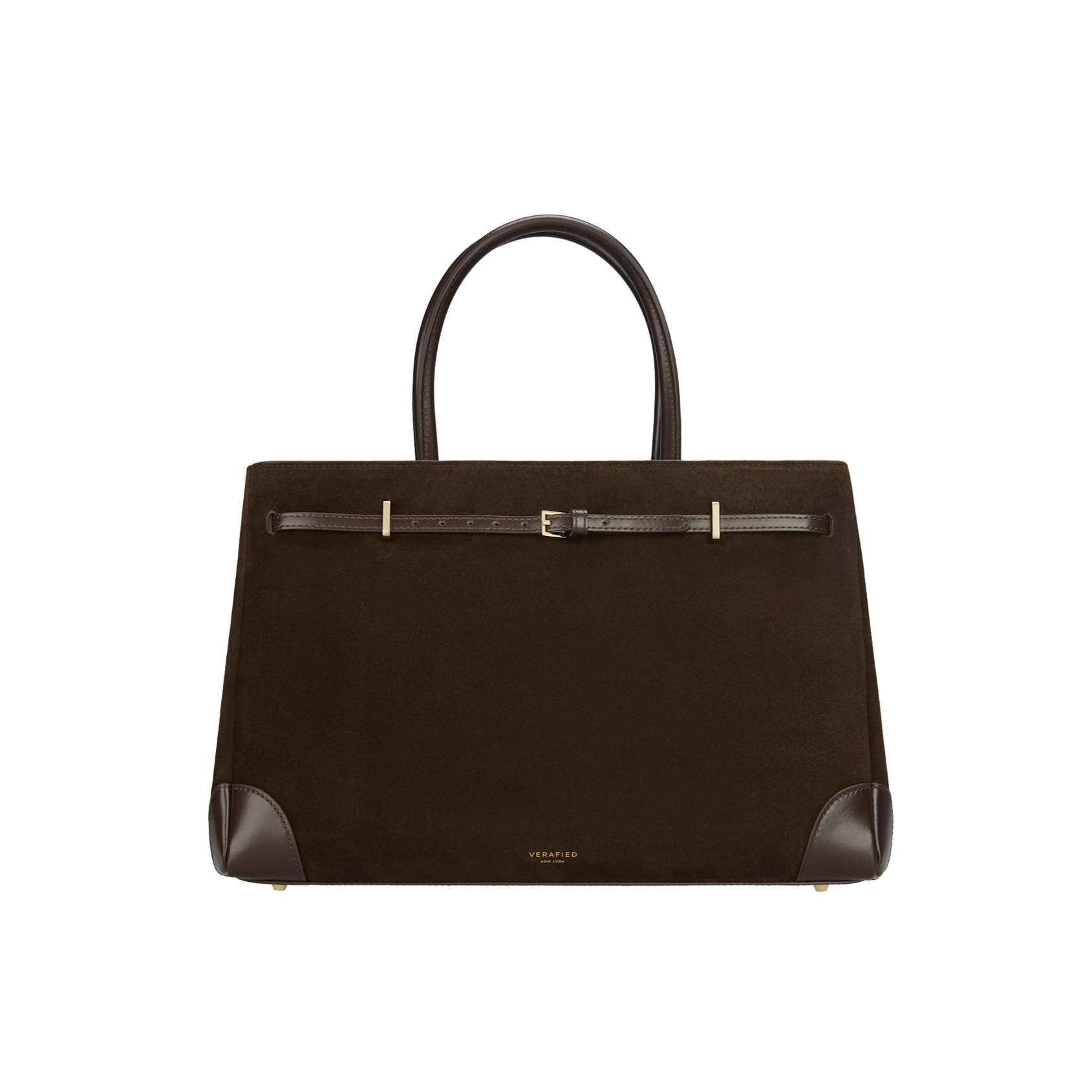 Espresso Suede Book Tote Bag 33