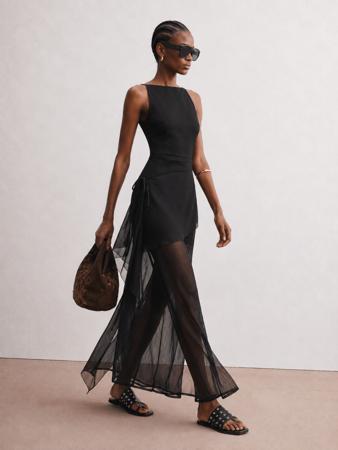 Sammi Sheer Midi Dress